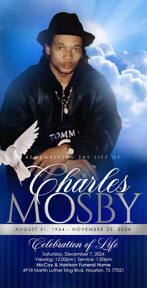 CHARLES MOSBY 1964 – 2024