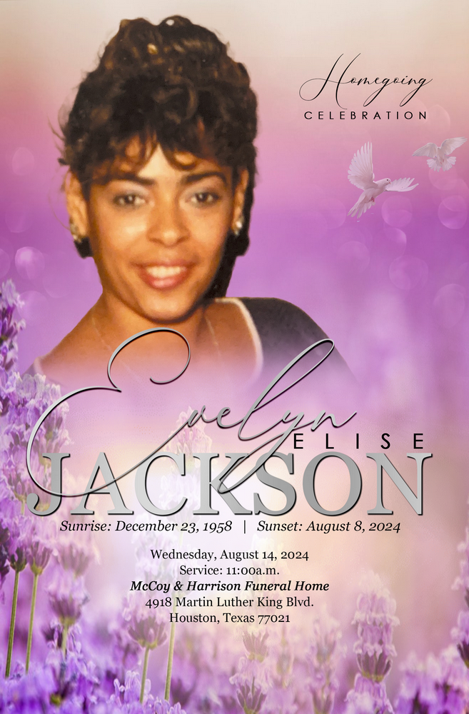 EVELYN JACKSON 1958 – 2024