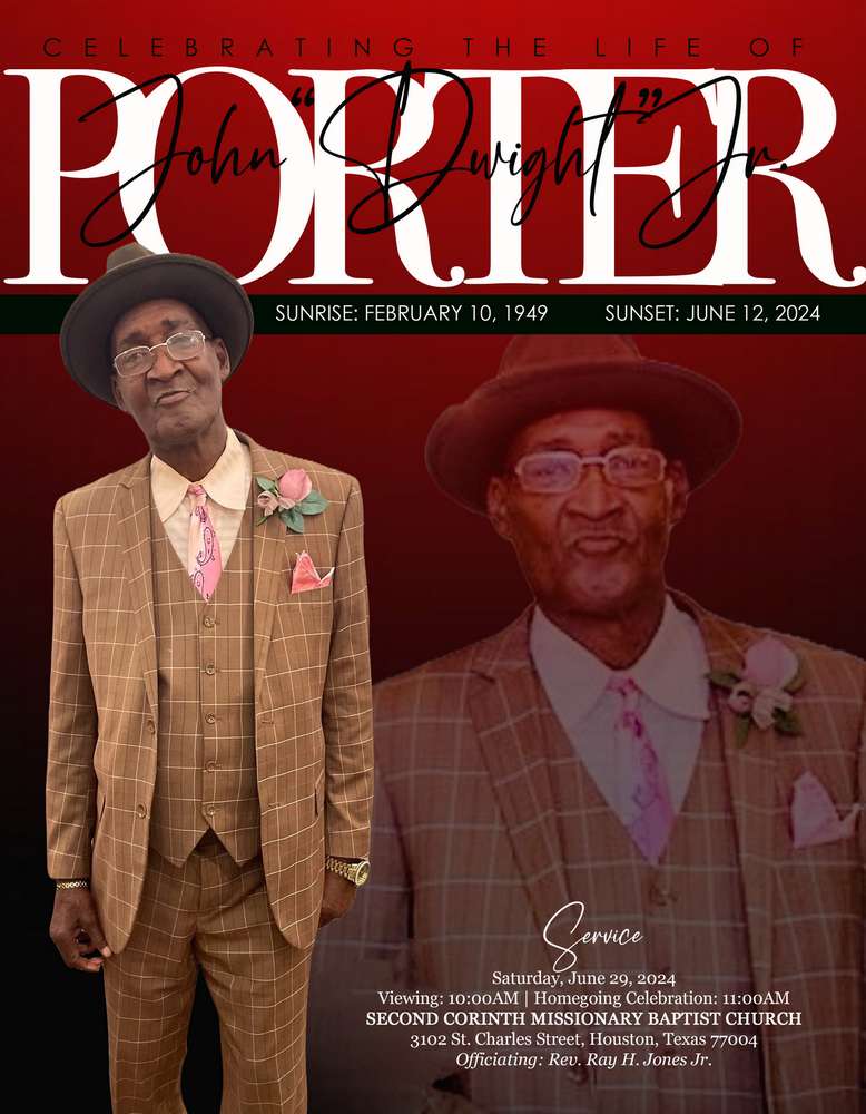 JOHN PORTER 1949 – 2024