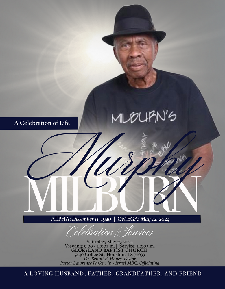 MURPHY MILBURN 1940 – 2024