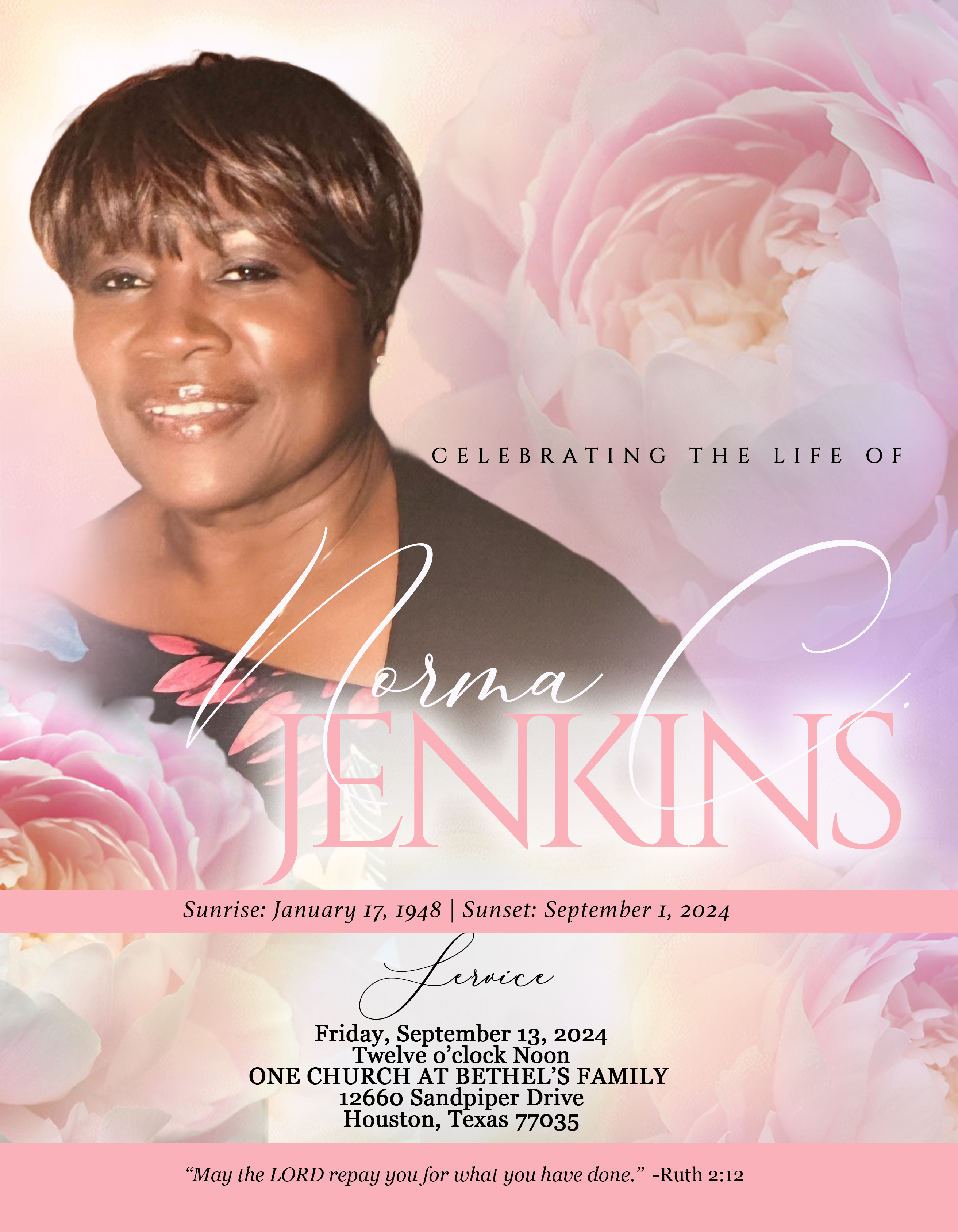 NORMA JENKINS 1948 – 2024