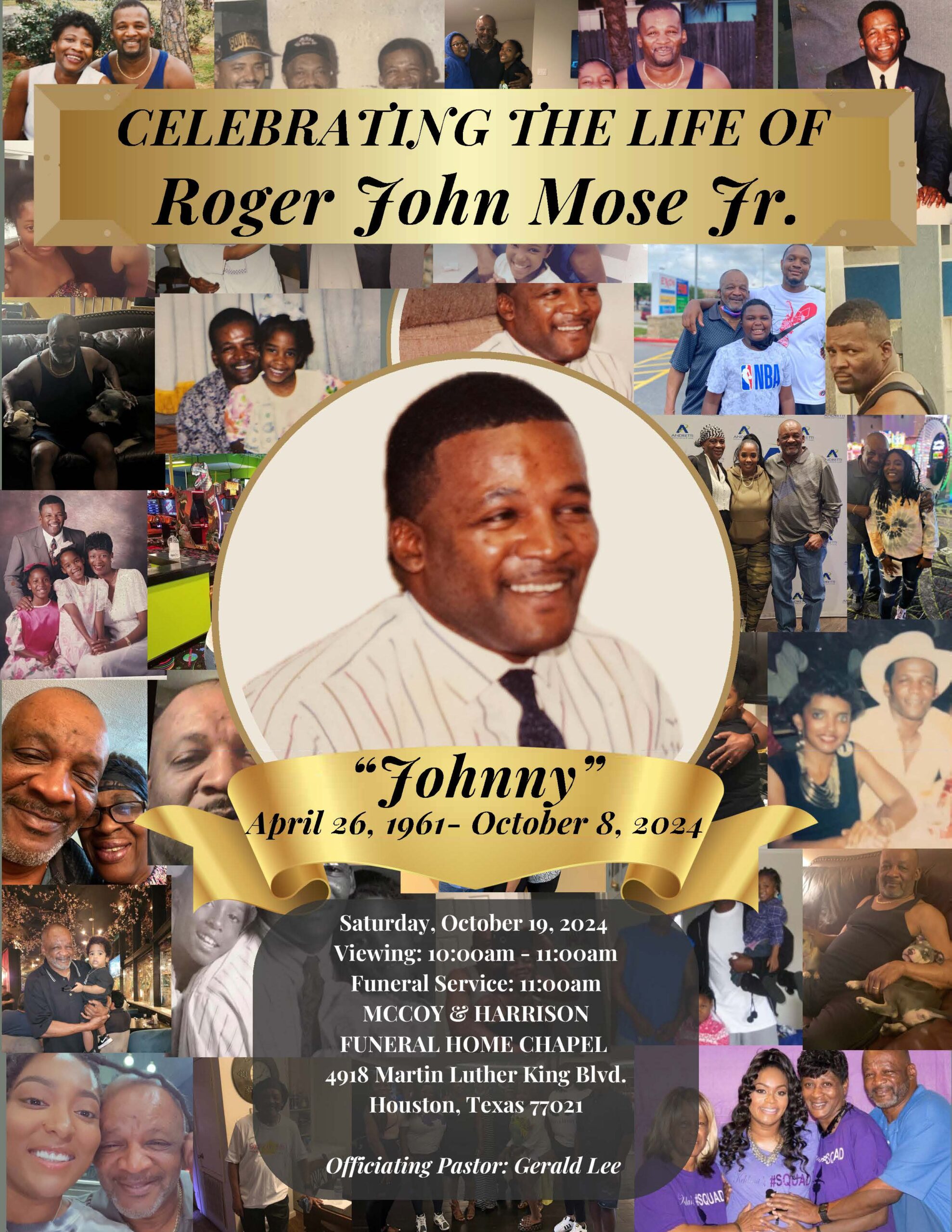 ROGER MOSE JR. 1961 – 2024