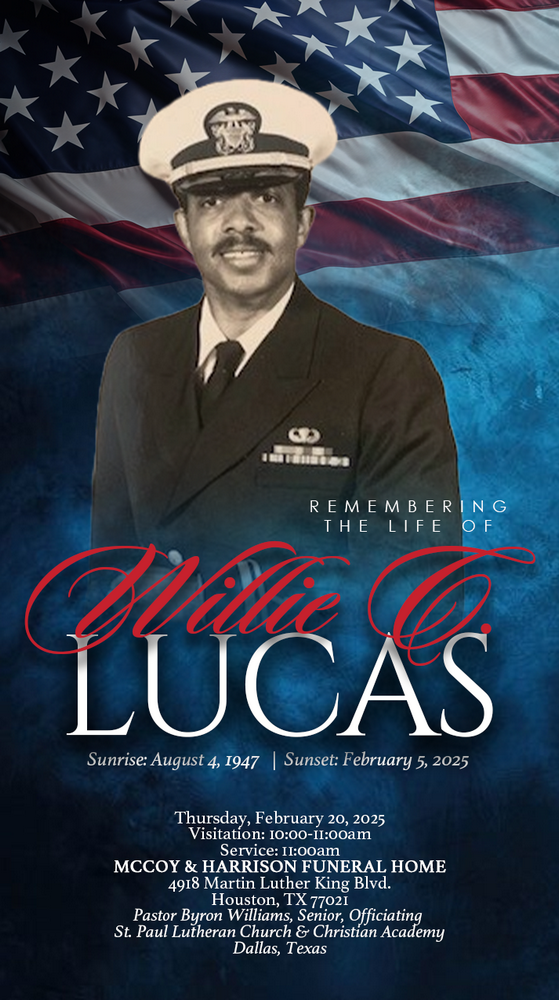 Willie Lucas 1947-2025